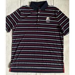 Polo Golf Ralph Lauren Shirt Mens Large Blue Golf Ryder Cup Whistling Straits XL